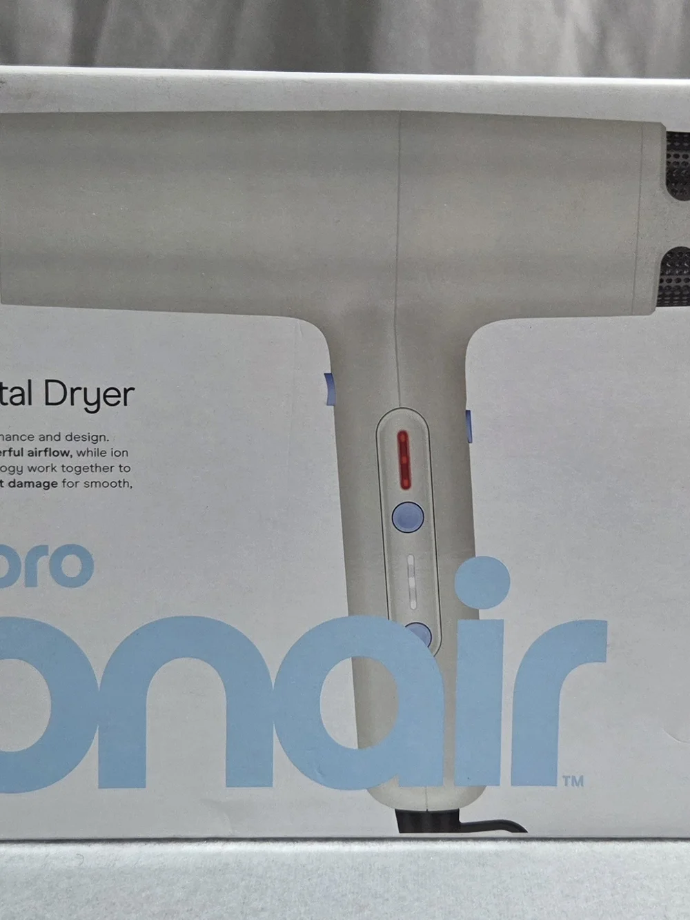 Conair InfinitiPRO DigitalAIRE High Speed Digital Hair Dryer Open Box